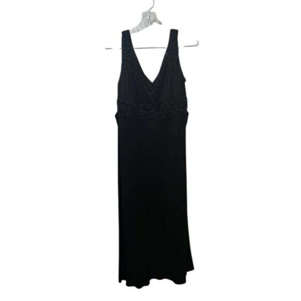 Adrianna Papell‎ Beaded Midi Dress Size 12 NWOT